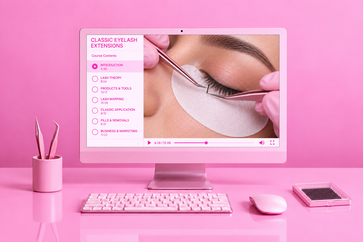 Online Training - Beginner Classic Eyelash Extensions