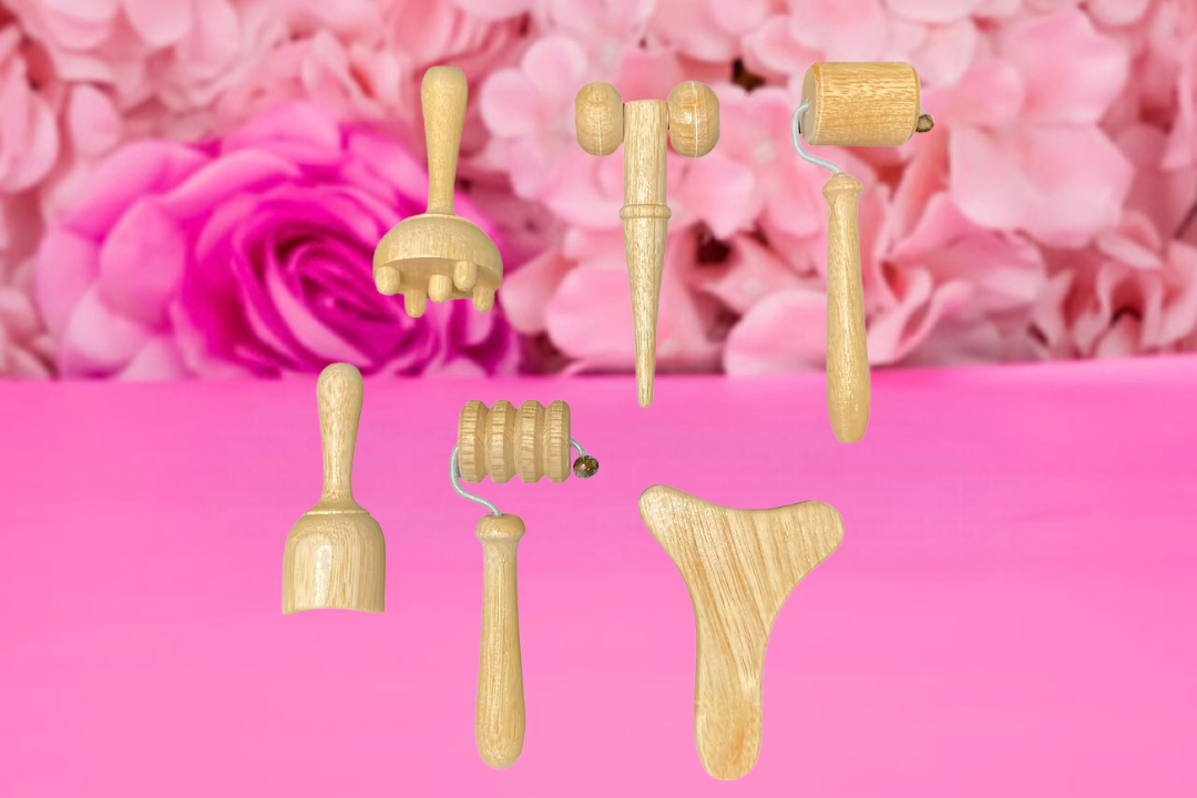 Facial Wood Therapy 6 Piece Set